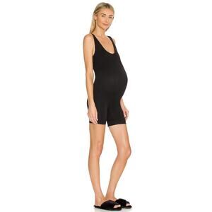 Bumpsuit The Support Bodysuit Black Romper S Maternity Stretch